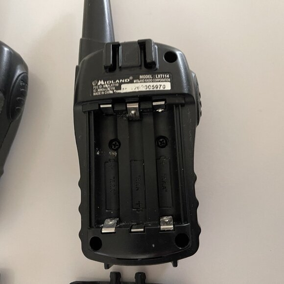 Midland X-Tra Talk LXT114 Black Two Way Radio Walkie Talkies Black 18-Miles - Picture 9 of 16